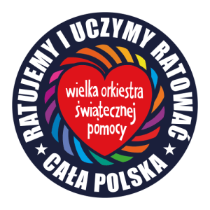 logo programu edukacujnego WOŚP - ratuj i ucz ratować